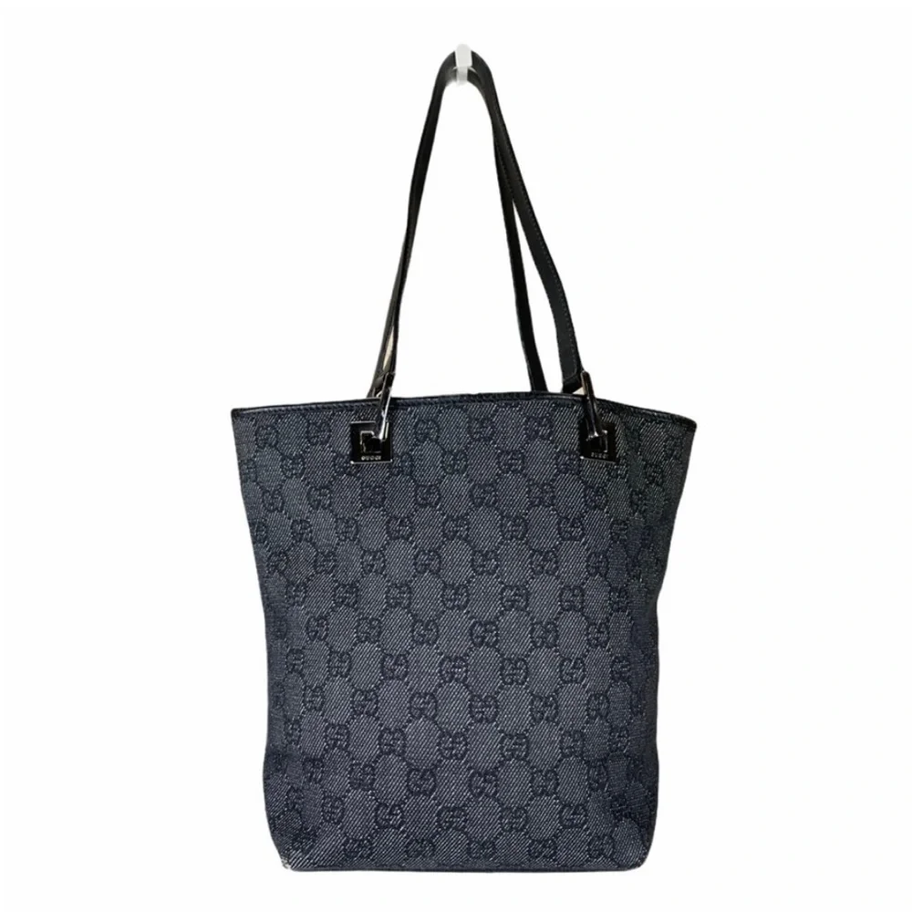 Gucci Gray Monogram Tote Bag